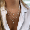 ⁦סט שרשראות כסף-  טיילור⁩ – תמונה ⁦2⁩