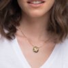 ⁦שרשרת עיגול חלק עם חריטה אישית⁩ – תמונה ⁦2⁩