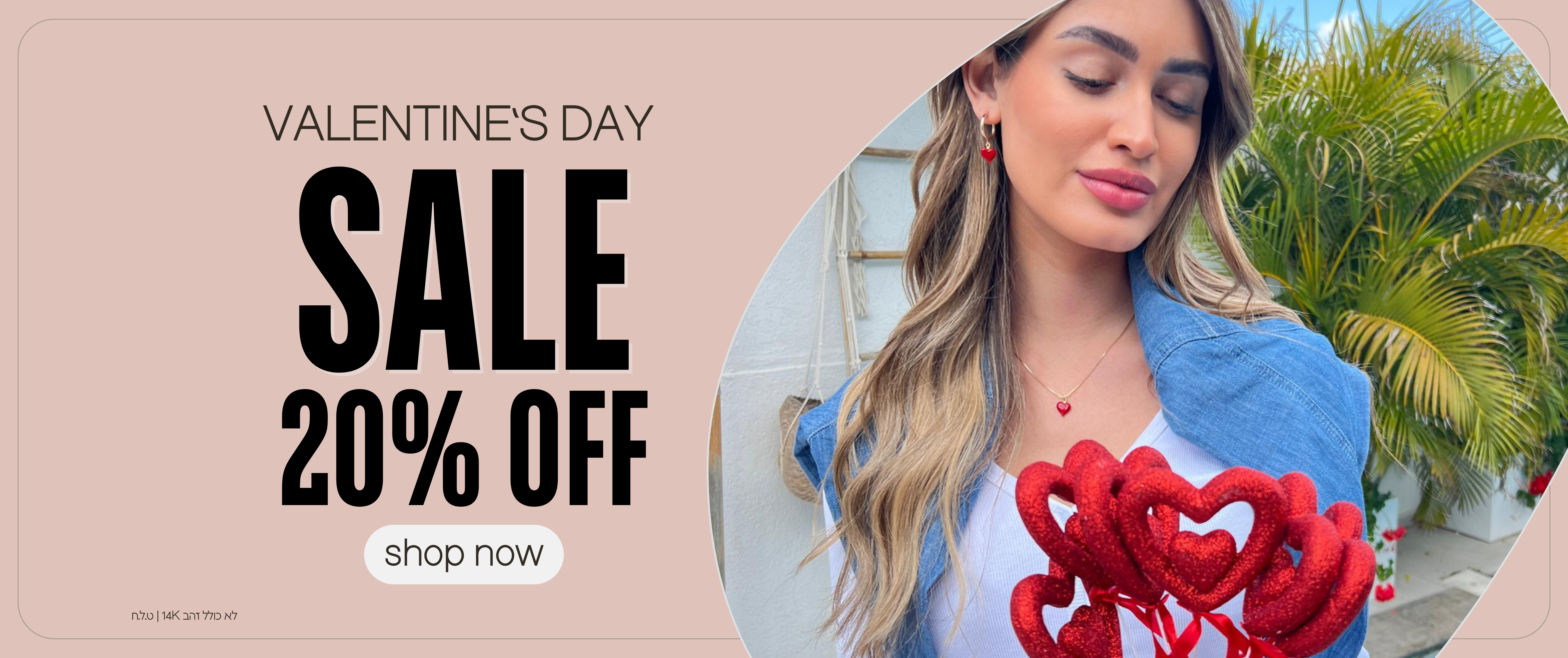sale 20% off valentine's day