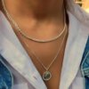 ⁦שרשרת גורמט כסף מעוגל - דגם מילי⁩ – תמונה ⁦6⁩