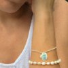 ⁦צמיד תליון אליפסה פעם חלמתי - דגם פלורנס⁩ – תמונה ⁦4⁩