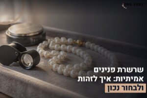 שרשרת פנינים אמיתיות