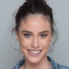 ⁦עגילי כסף חישוק משובצים דגם איה⁩ – תמונה ⁦4⁩