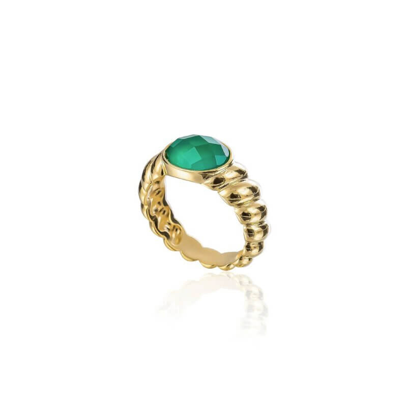 טבעת זהב דגם סאני
