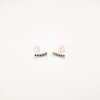 ⁦עגיל זהב 14K מטפס  5 זרקונים⁩ – תמונה ⁦3⁩