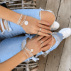 ⁦צמיד כסף אריקה⁩ – תמונה ⁦3⁩