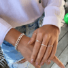 ⁦צמיד כסף גורמט אנג'לה⁩ – תמונה ⁦2⁩