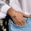 ⁦צמיד כסף דגם לורן⁩ – תמונה ⁦5⁩