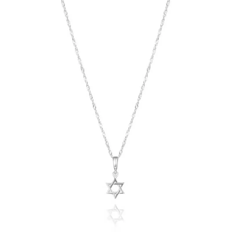 שרשרת זהב לבן  דגם קתרין 14K