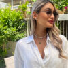 ⁦שרשרת כסף עניבה עם אבן ירוקה⁩ – תמונה ⁦3⁩