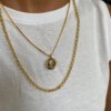 ⁦שרשרת עם תליון מטבע אנגלי דגם סופי⁩ – תמונה ⁦3⁩
